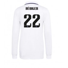 Real Madrid Antonio Rudiger #22 Hemmatröja 2022-23 Långa ärmar